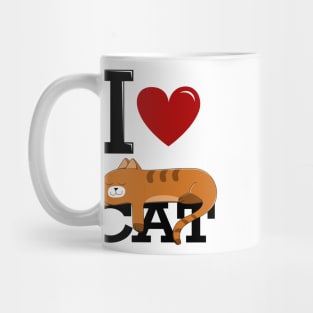 i Love Cat Mug